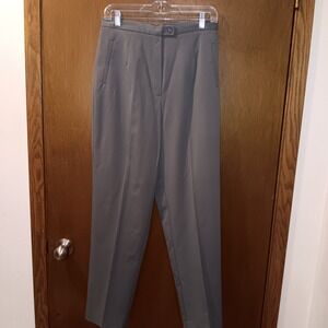 Dress Barn Women's Gray‎ High Waist Career Dress Pants Size 10